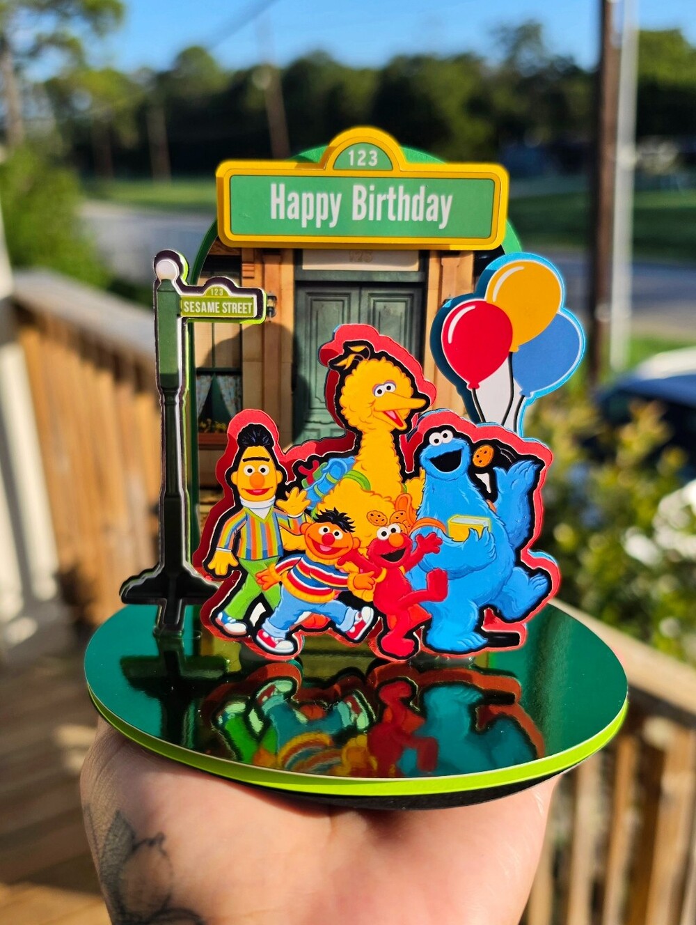 Sesame Street Cake Topper